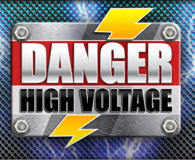 danger high voltage slot bemutató
